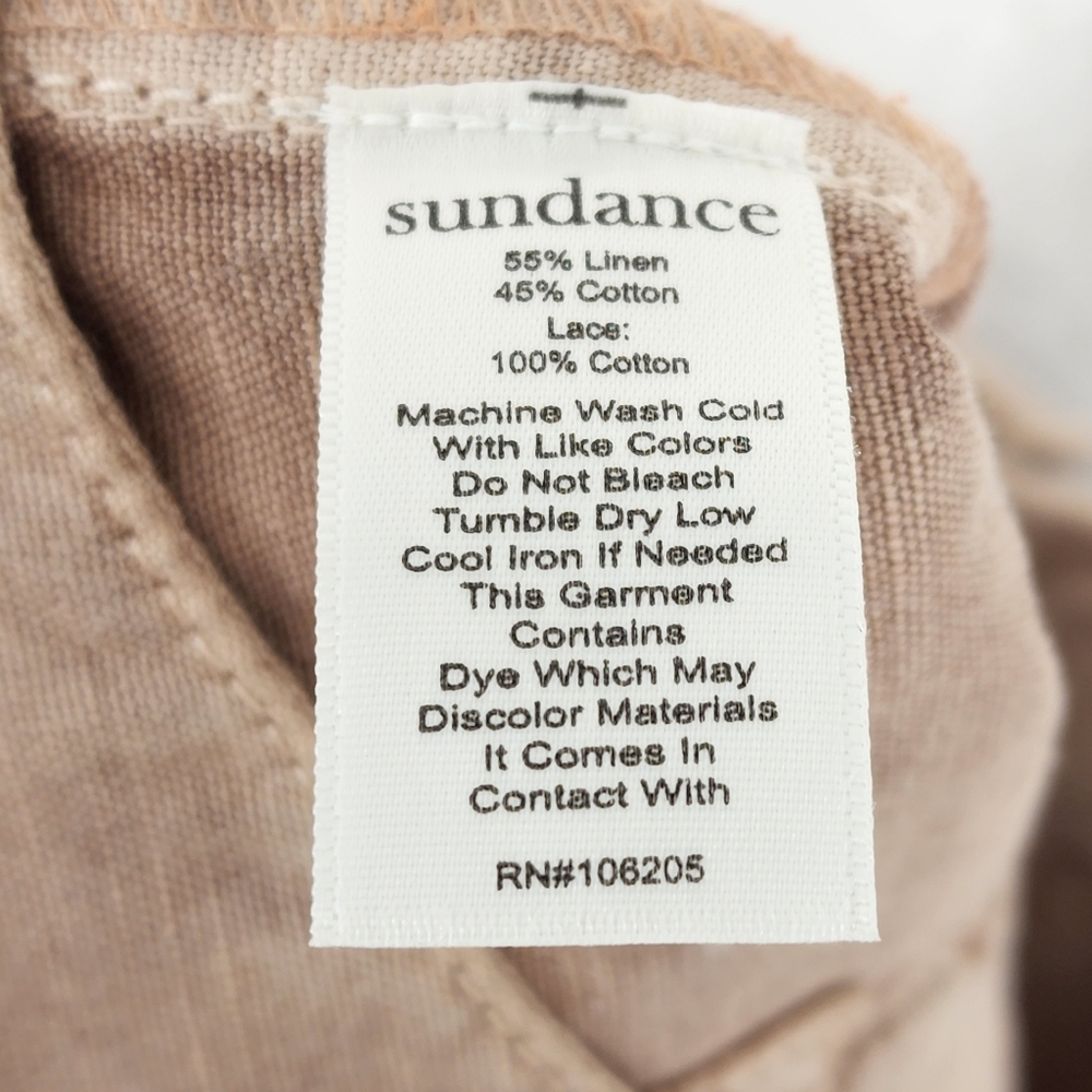 Sundance Women's Linen Blend Organia Lace Pants - Various Sizes - Picture 7 of 7